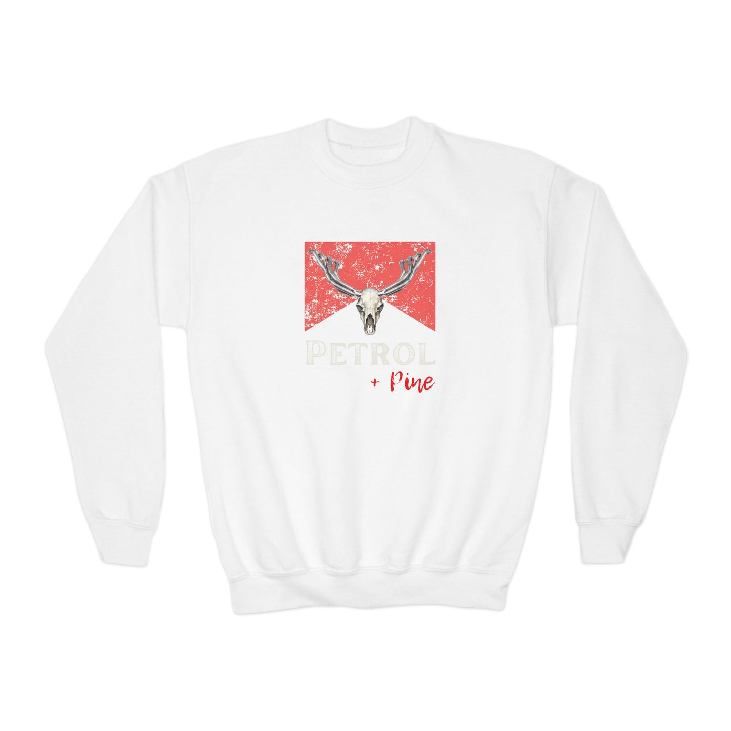 Petrol + Pine Youth Crewneck Sweatshirt - Cozy Outdoor Style