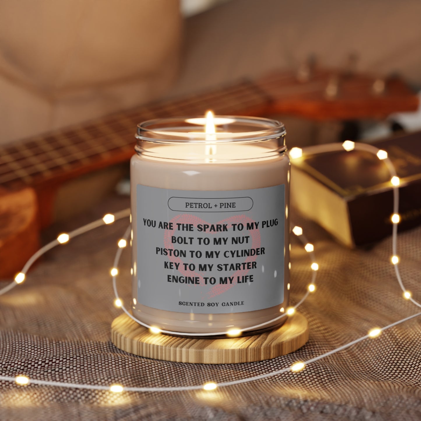 LOVE QUOTE  - Scented Soy Candle