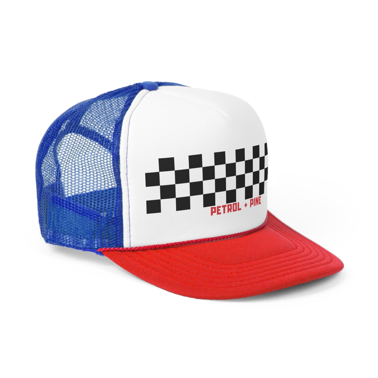 Checkered Trucker Hat