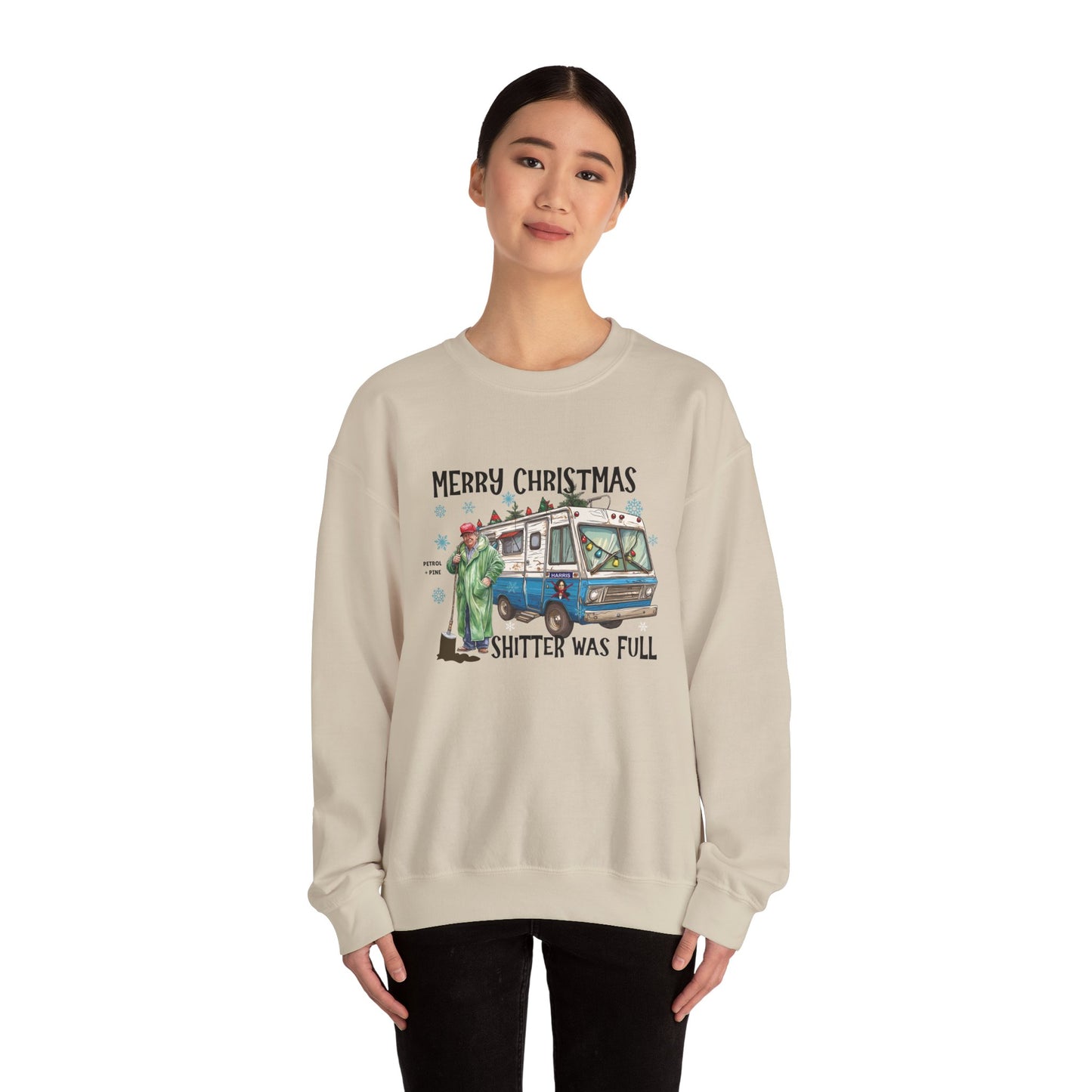 Trump Christmas (Shitter was Full) Unisex Sweatshirt