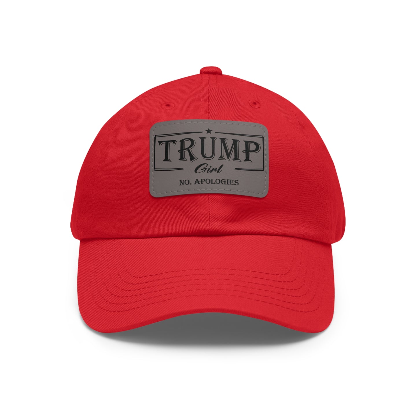 Trump Girl Hat - Leather Patch (Rectangle)