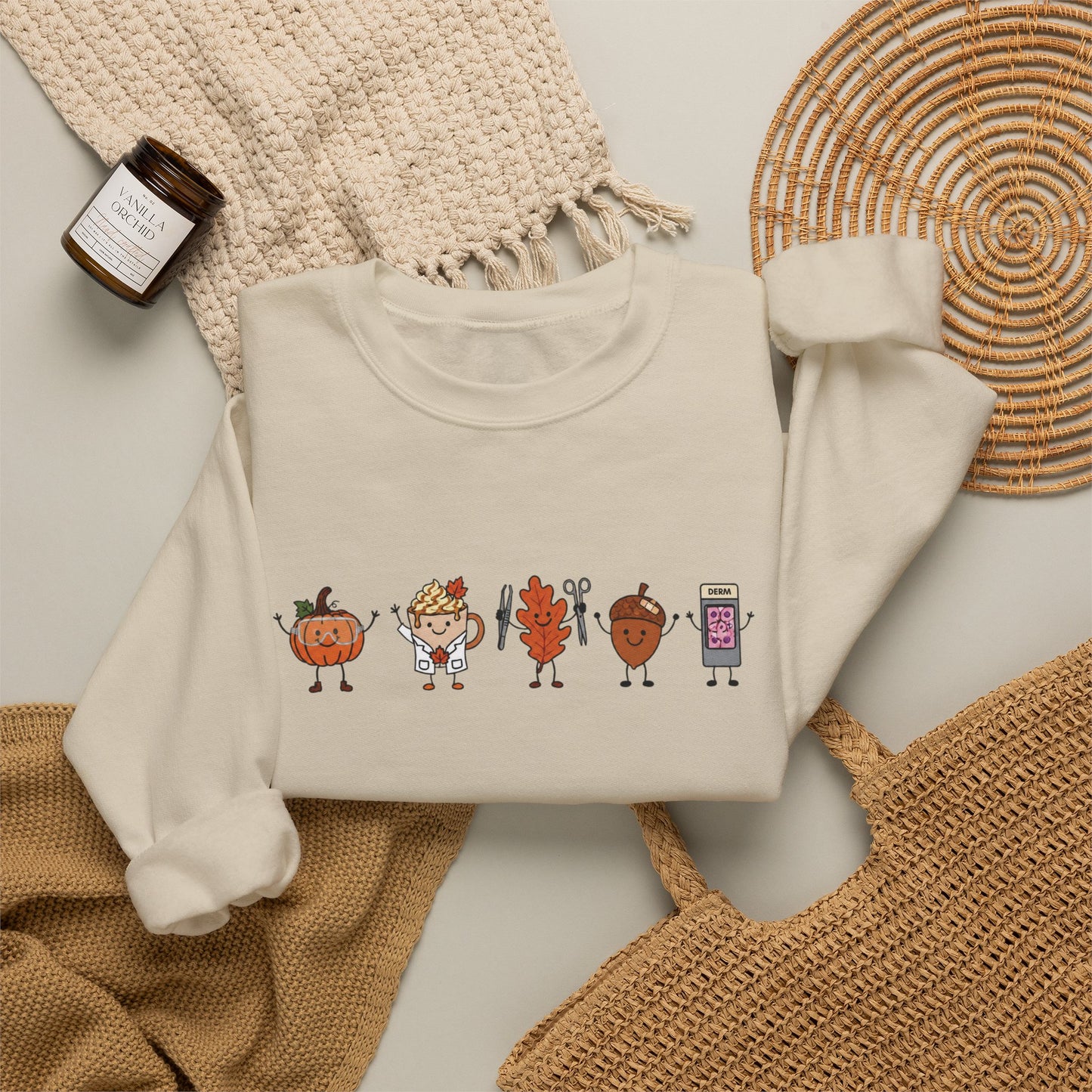 FALL Derm -  Unisex Crewneck Sweatshirt