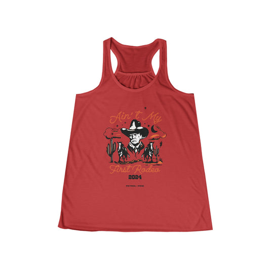 Ain’t My First Rodeo Flowy Racerback Tank