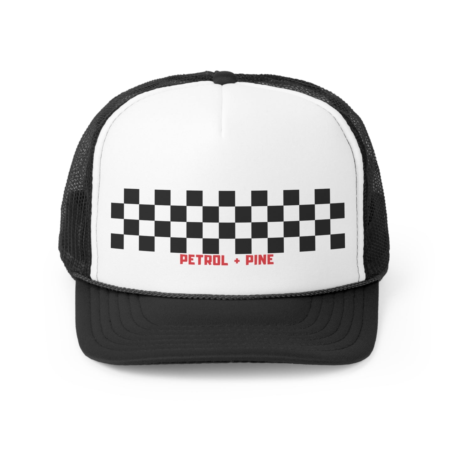 Checkered Trucker Hat