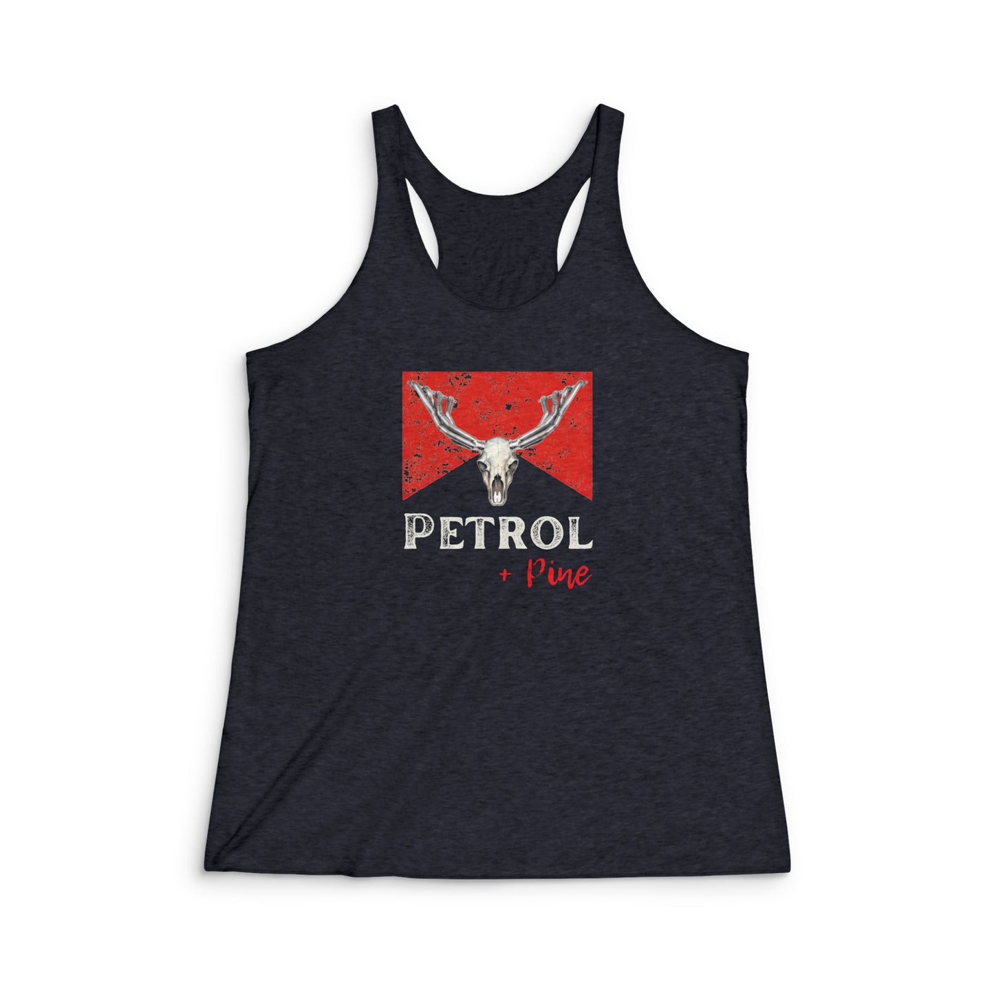 Petrol + Pine (Cigg Top) - Women's Tri Blend Tank Top