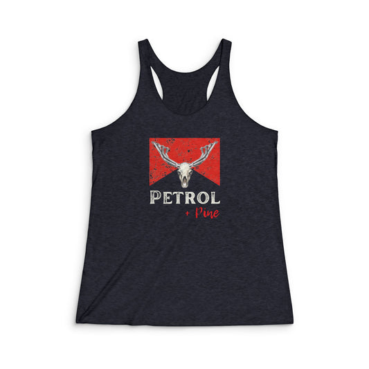 Petrol + Pine (Cigg Top) - Women's Tri Blend Tank Top