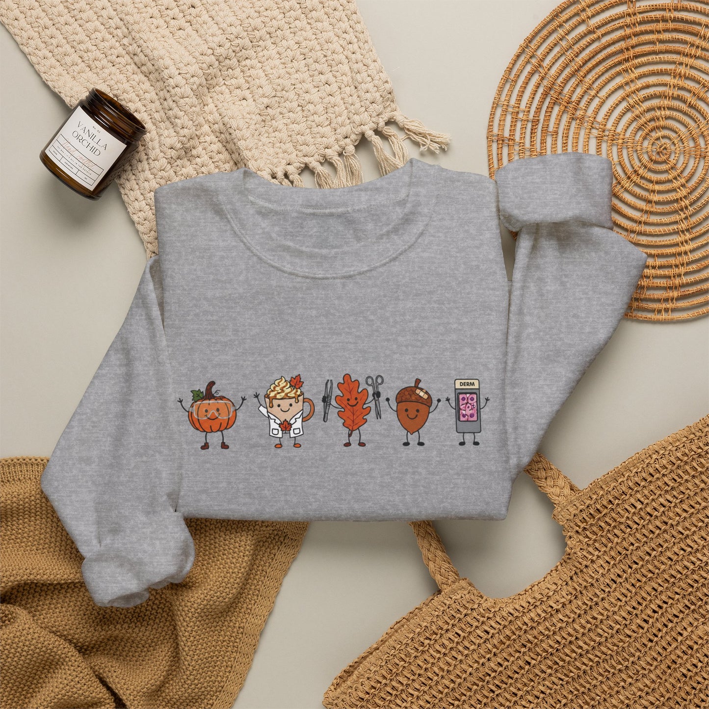 FALL Derm -  Unisex Crewneck Sweatshirt