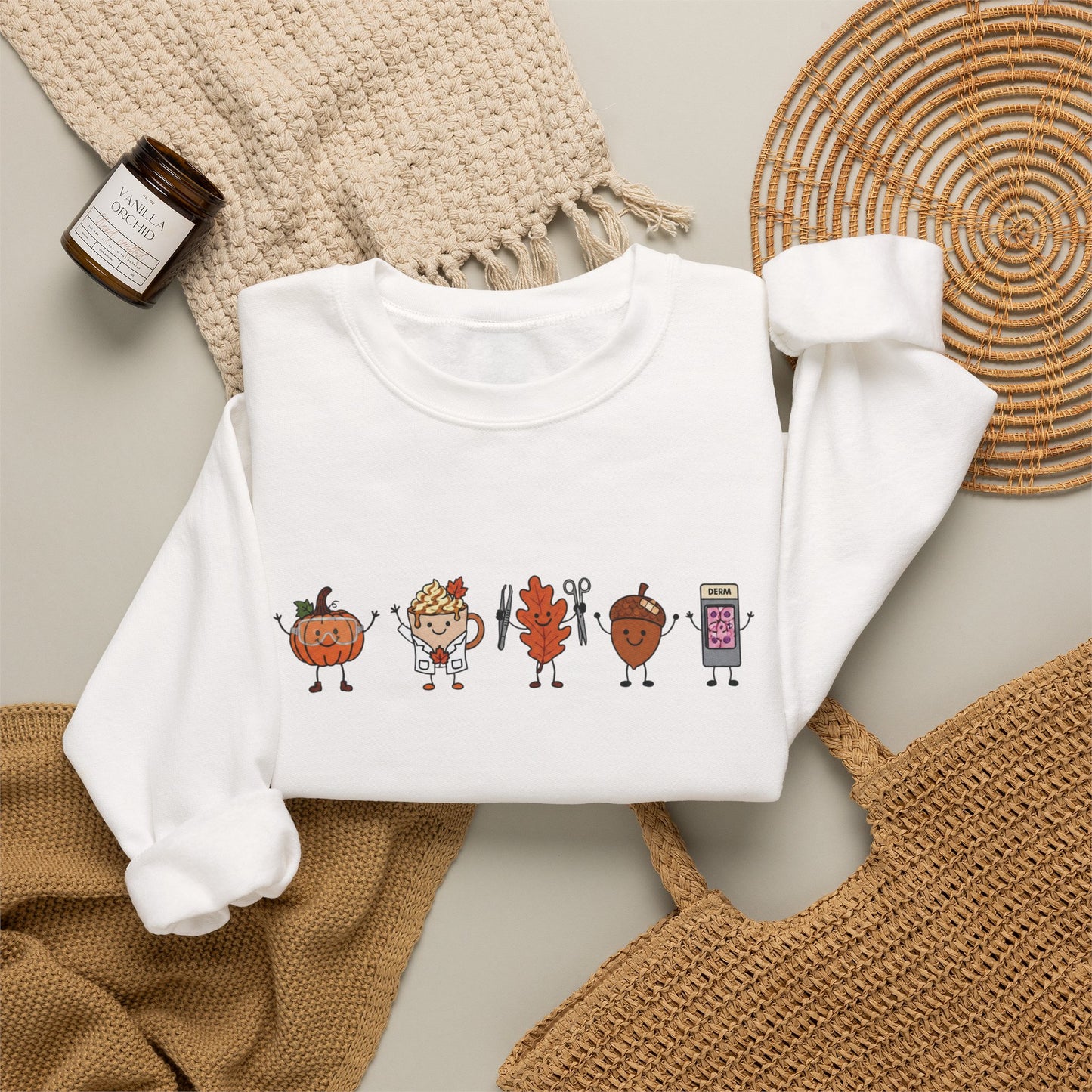FALL Derm -  Unisex Crewneck Sweatshirt