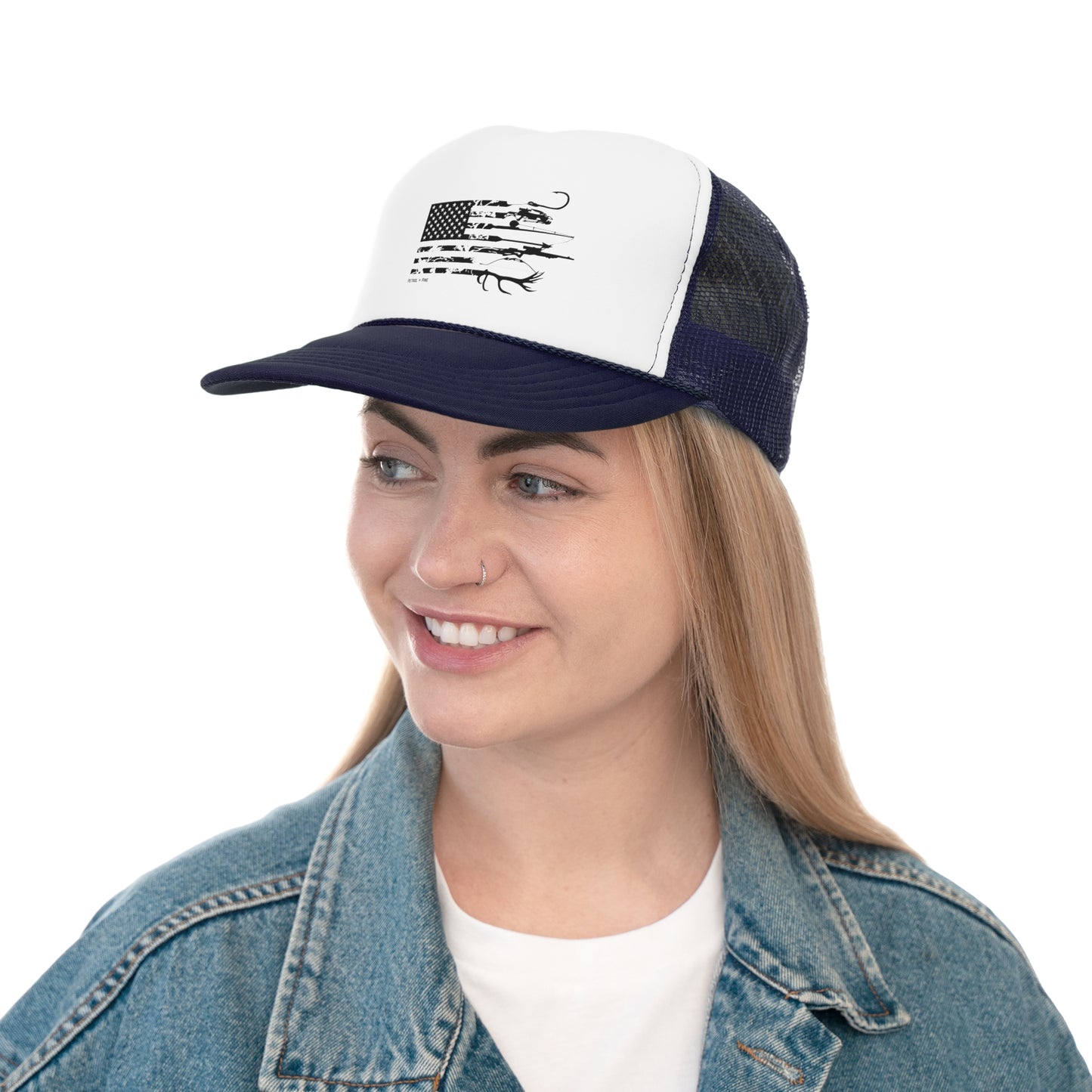 Flag Hunting Trucker Hat