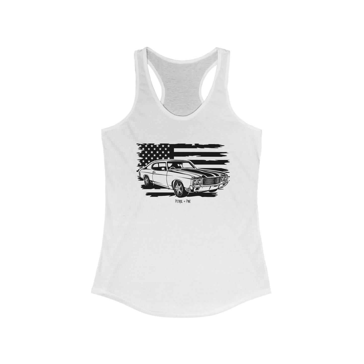 Classic Car Flag Women's Tank