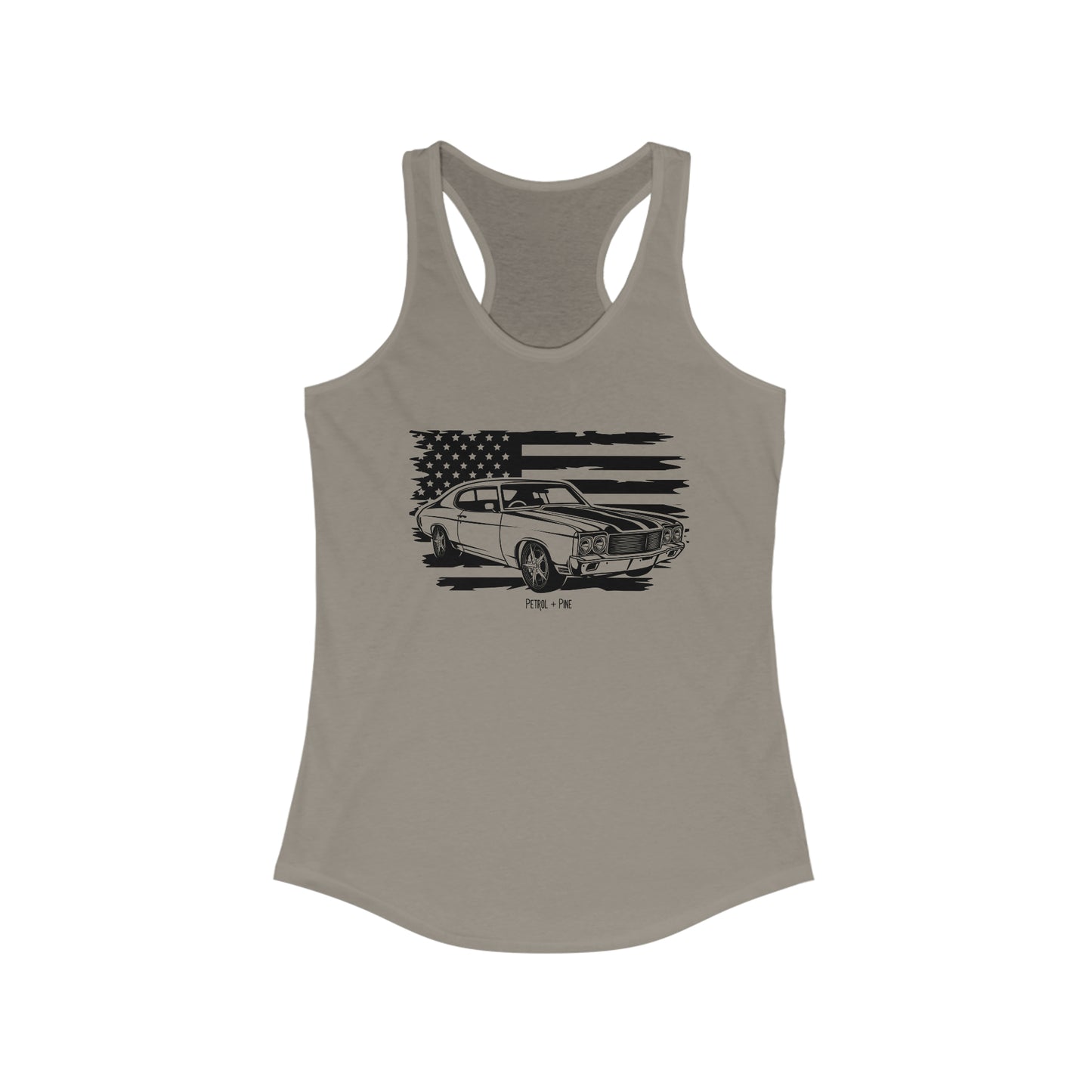 Classic Car Flag Women's Tank