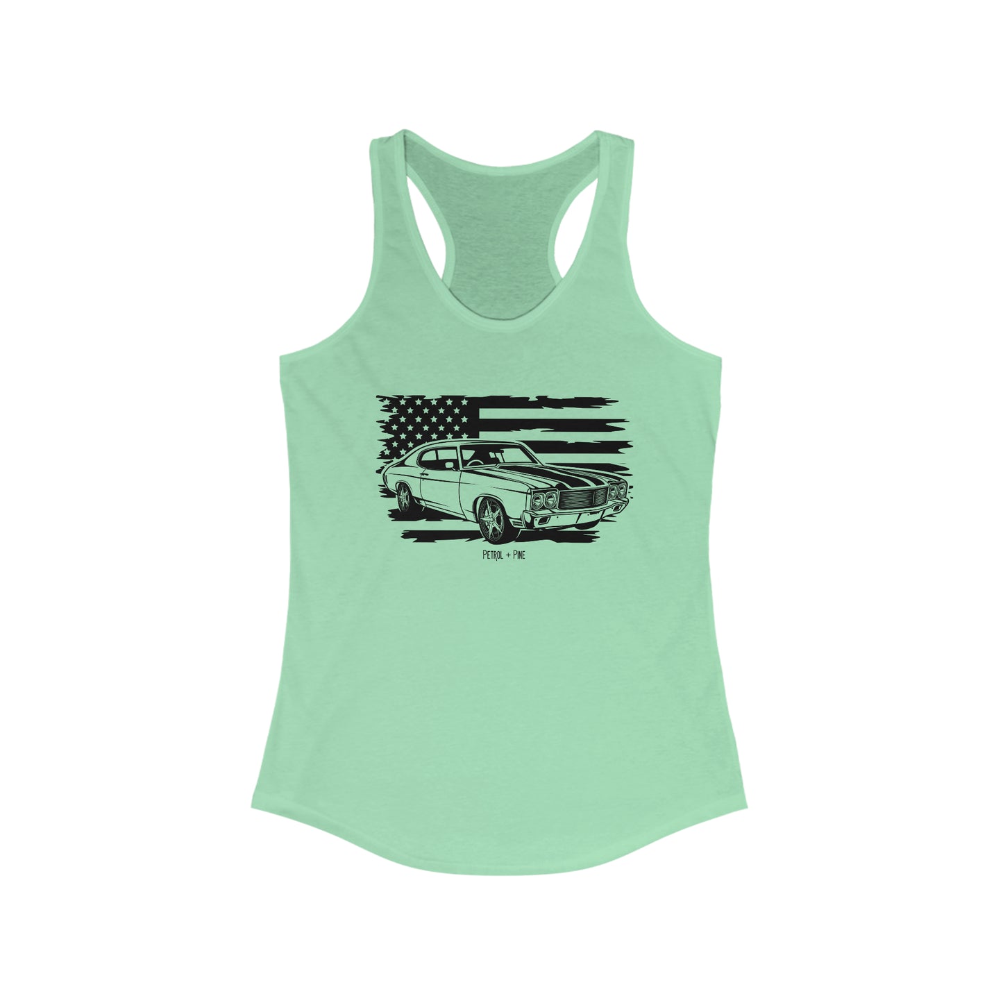 Classic Car Flag Women's Tank