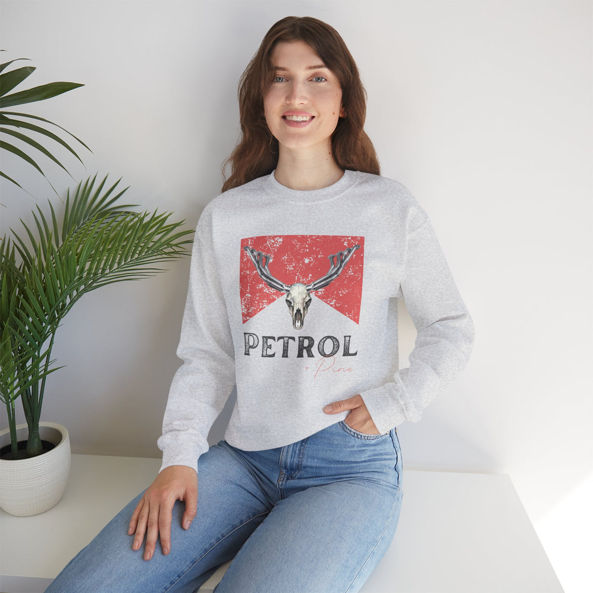 Cigarette Top Petrol + Pine Unisex Sweatshirt