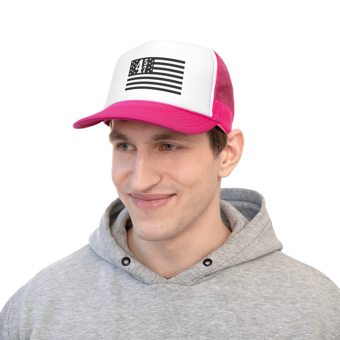 45 47 Flag Trucker Hat