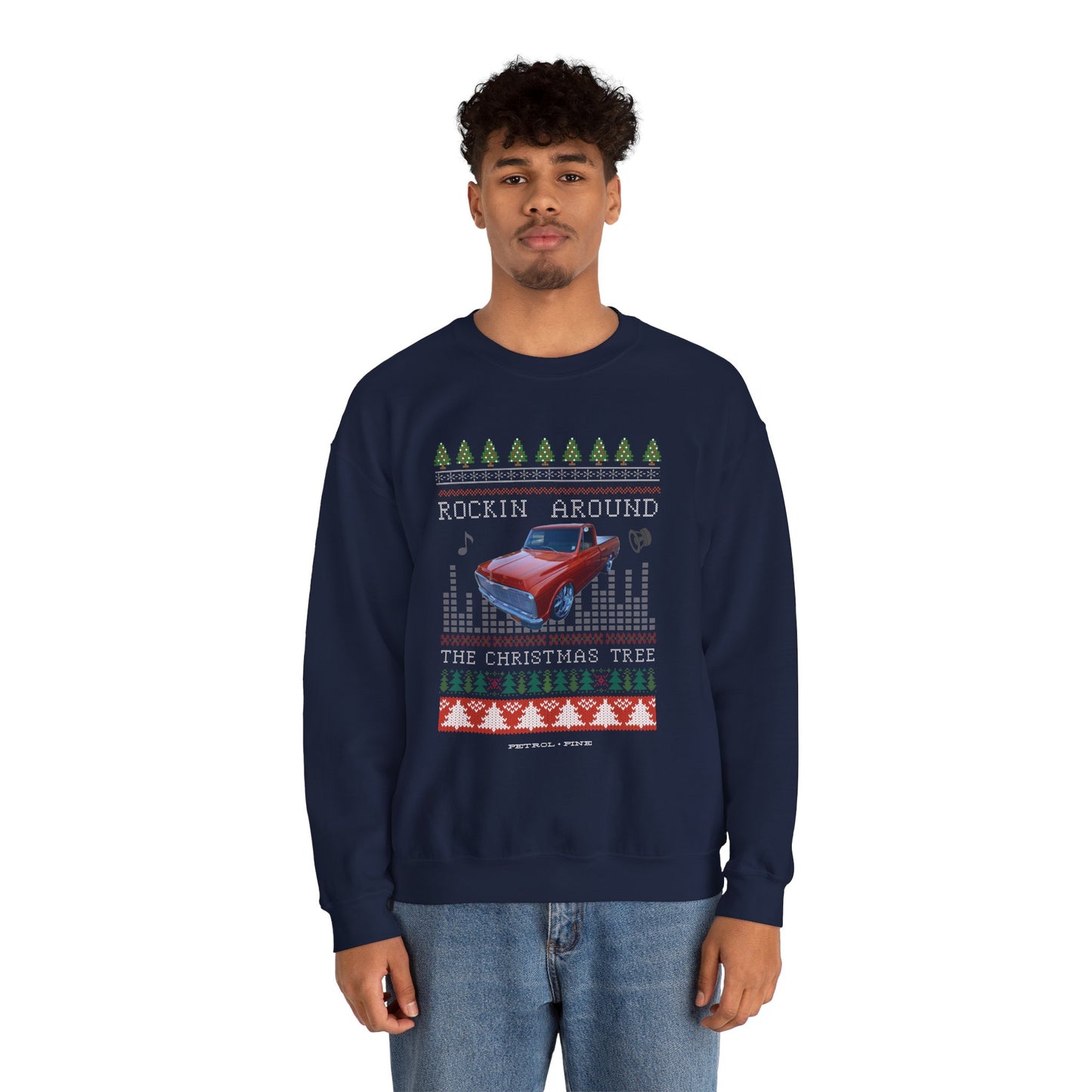 Rockin Around the Christmas Tree Unisex Crewneck Sweatshirt