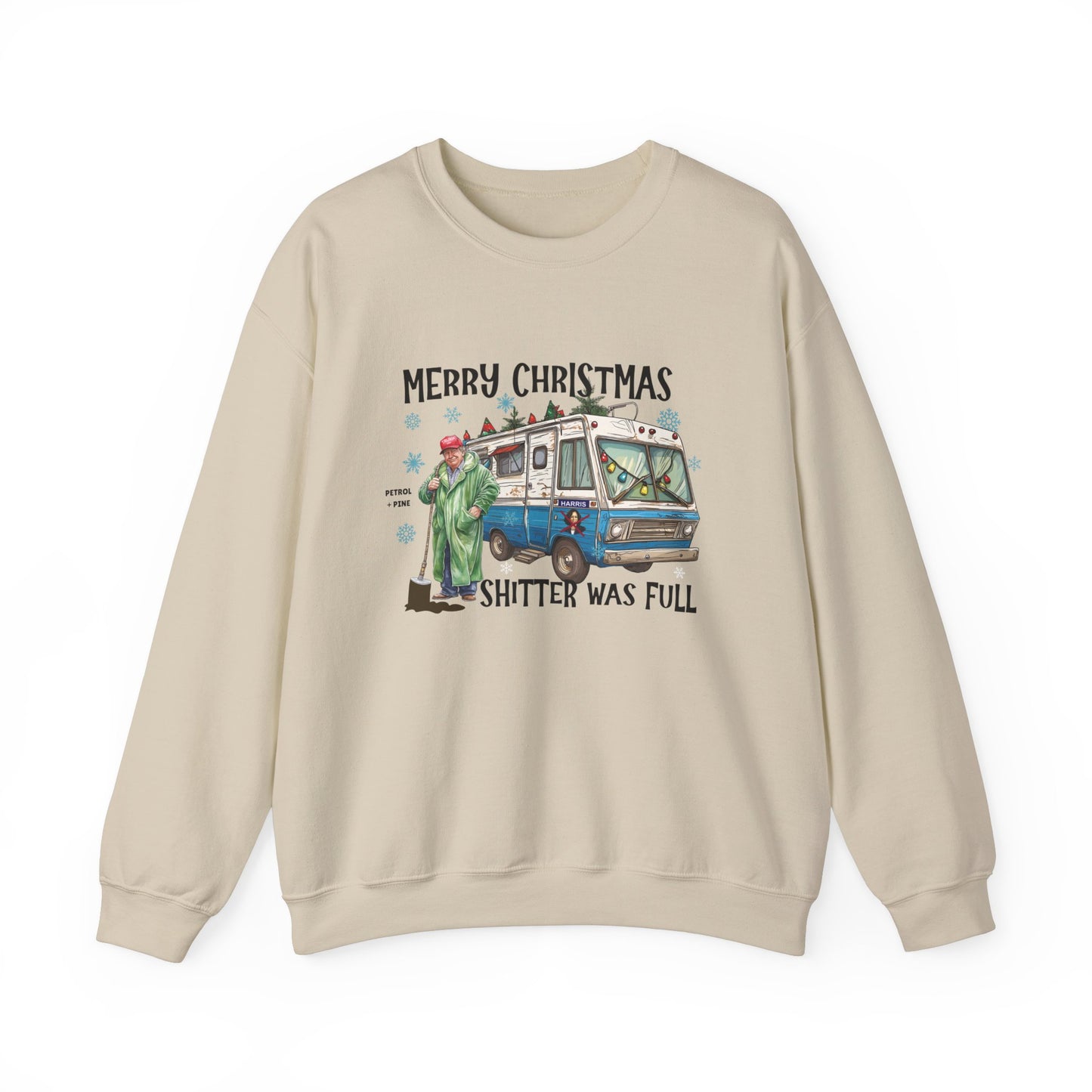 Trump Christmas (Shitter was Full) Unisex Sweatshirt