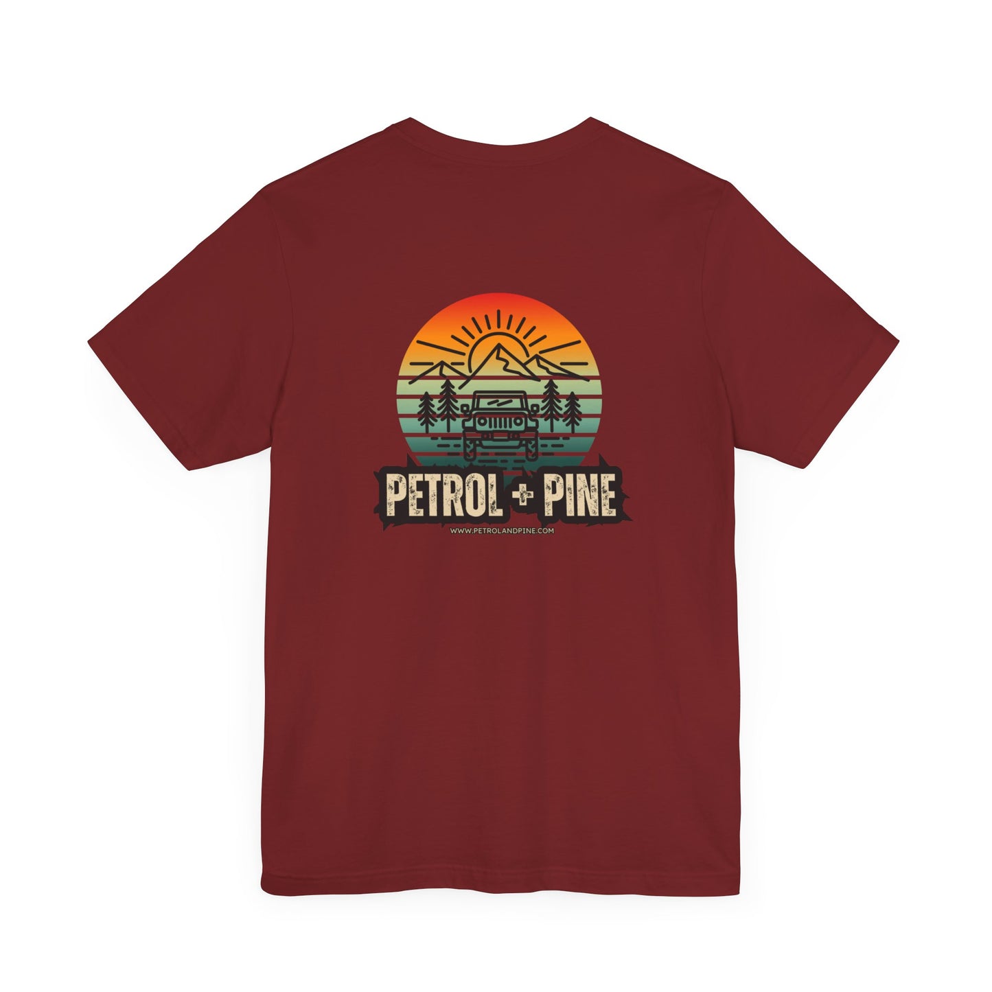 Petrol Pine Sunset Logo Unisex Tee