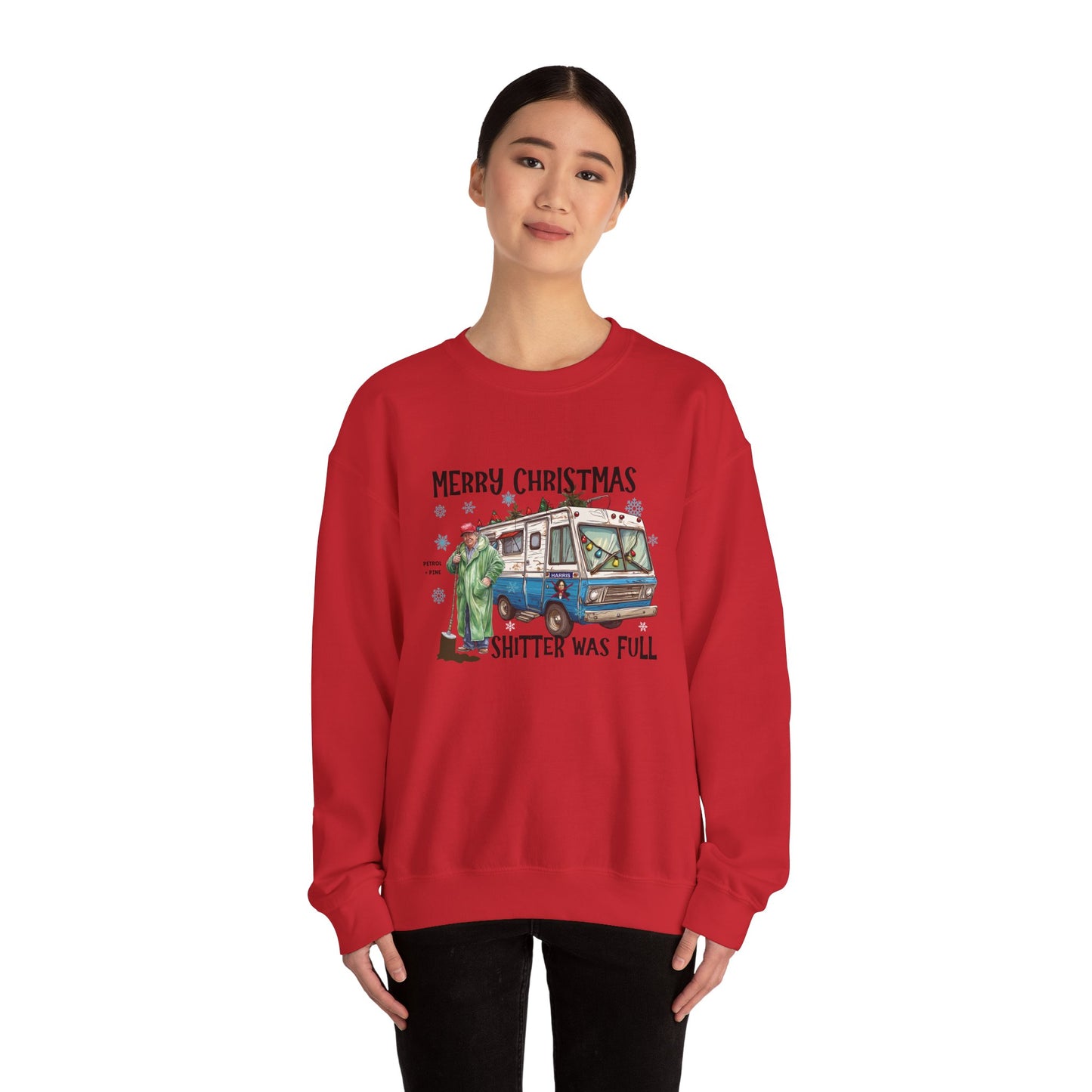 Trump Christmas (Shitter was Full) Unisex Sweatshirt