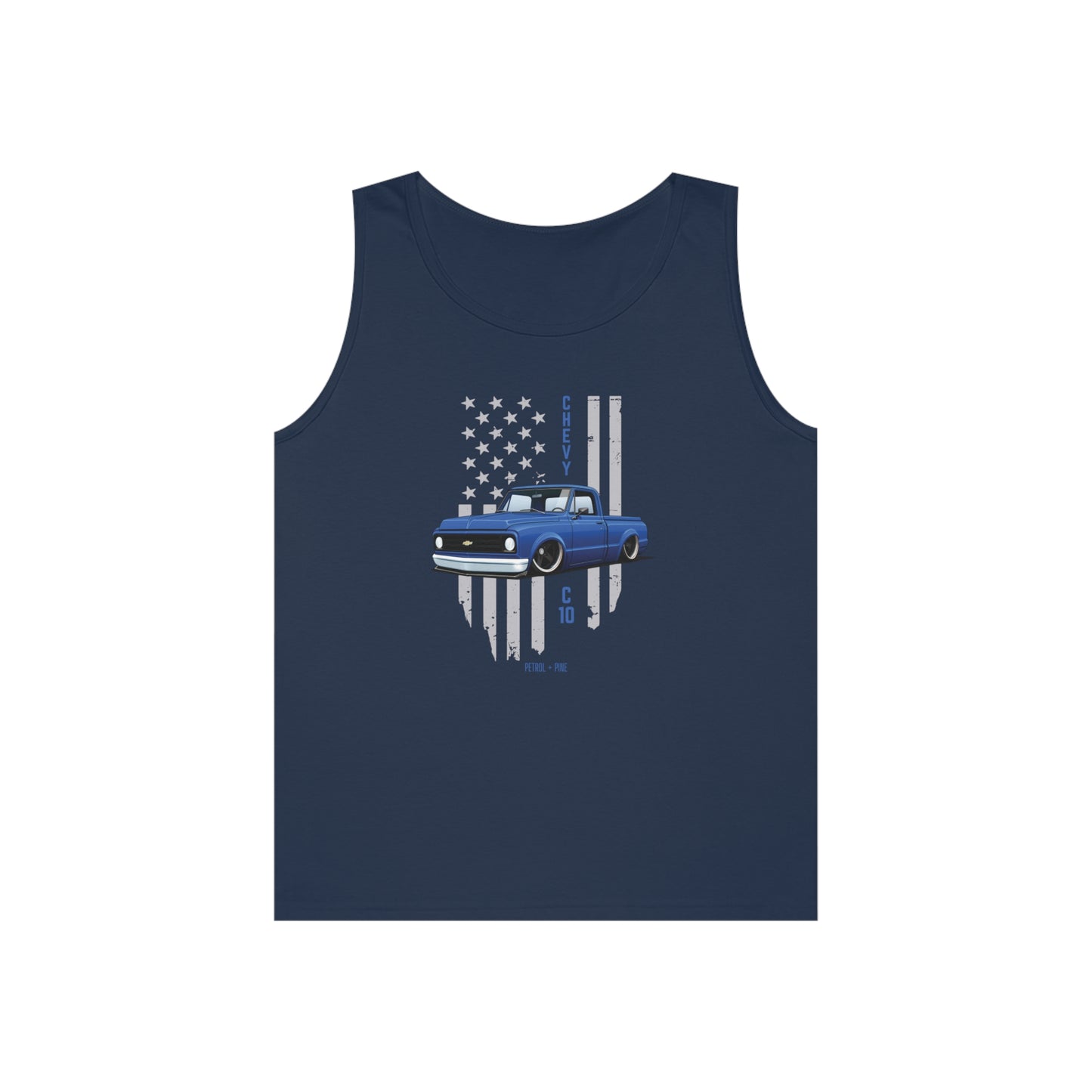 Blue C10 Unisex Heavy Cotton Tank Top