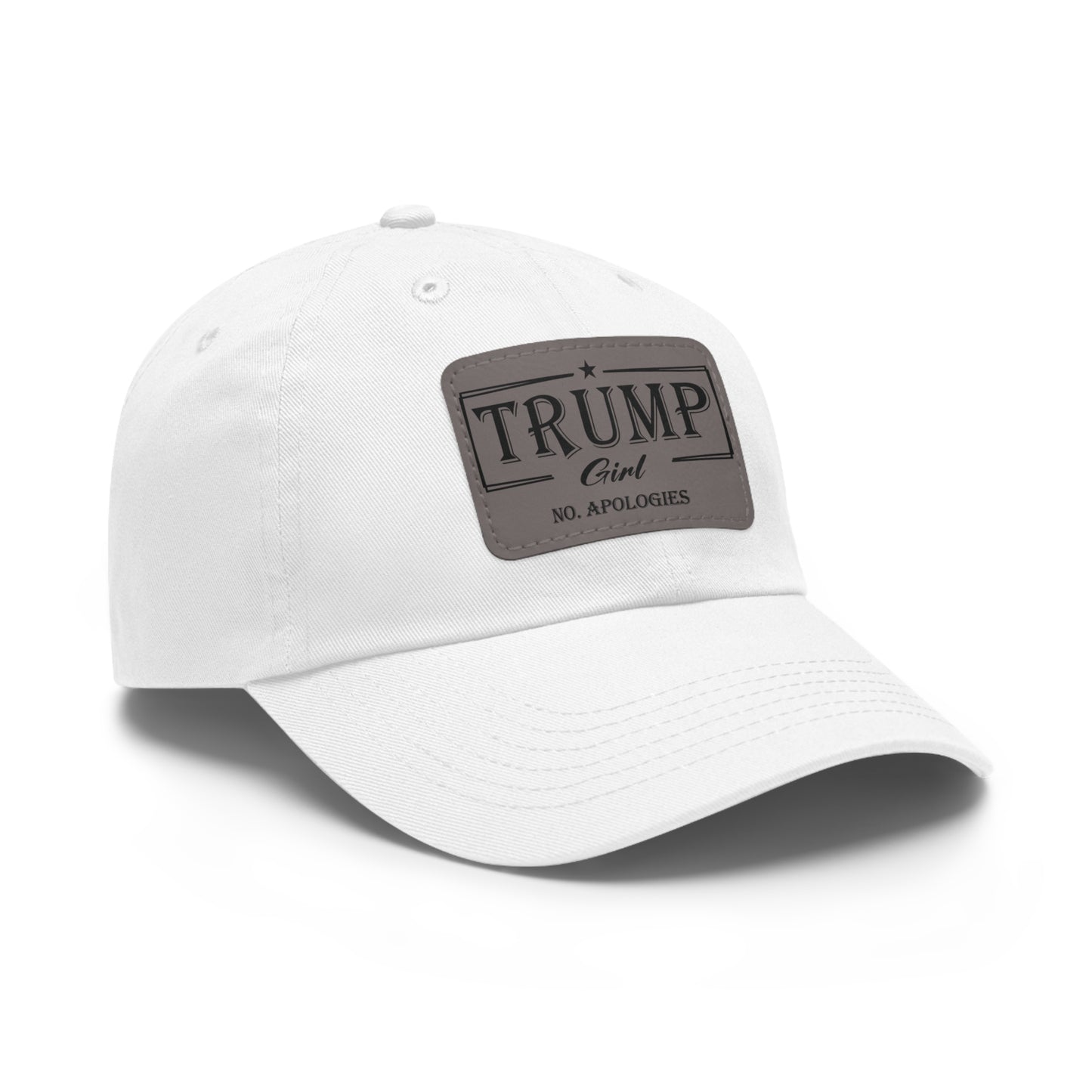 Trump Girl Hat - Leather Patch (Rectangle)