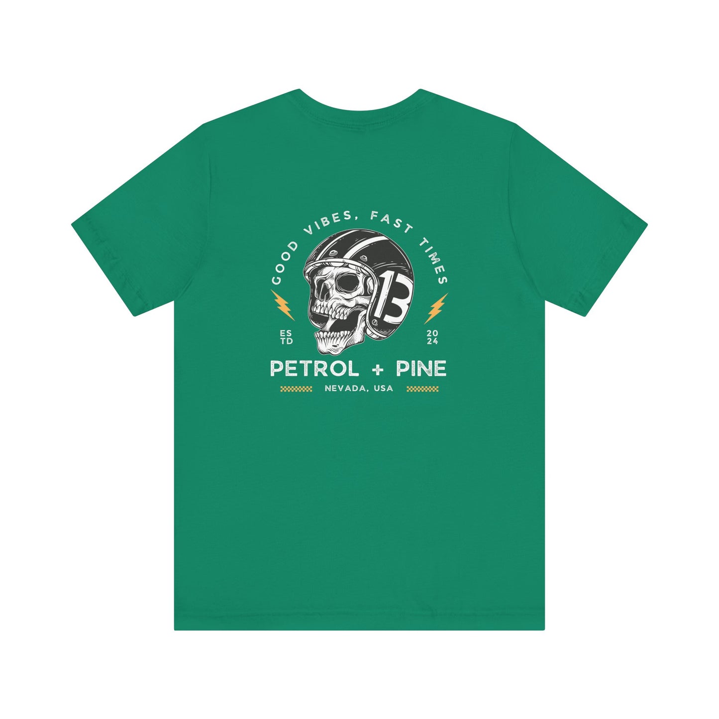 Good Vibes, Fast Times Helmet Skull - Unisex Tee