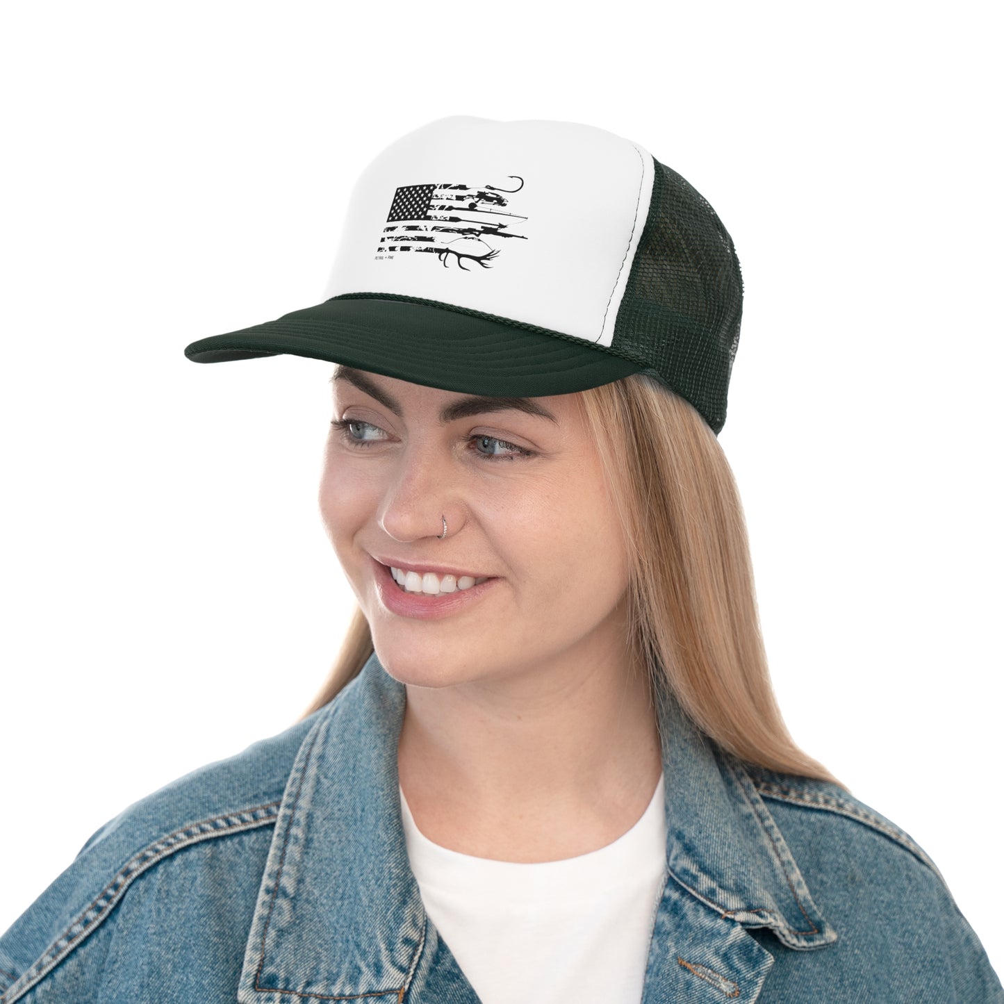 Flag Hunting Trucker Hat