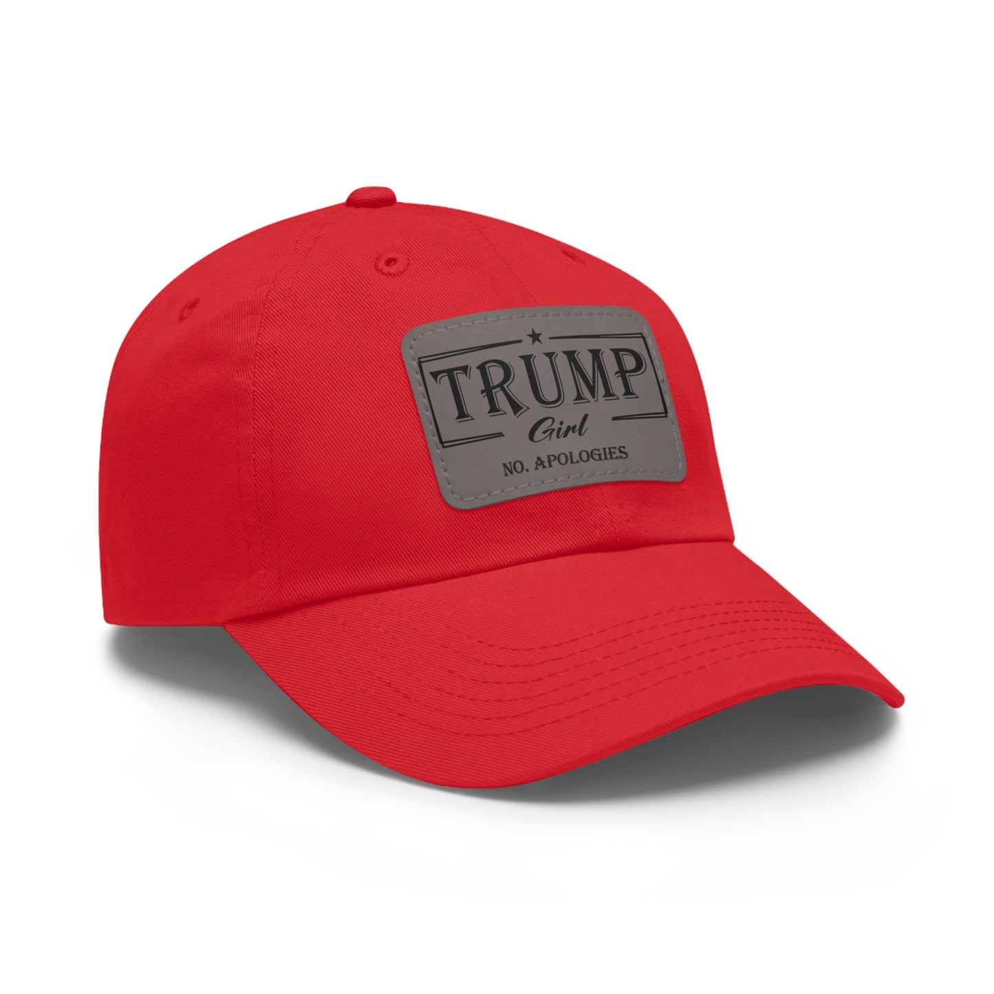 Trump Girl Hat - Leather Patch (Rectangle)