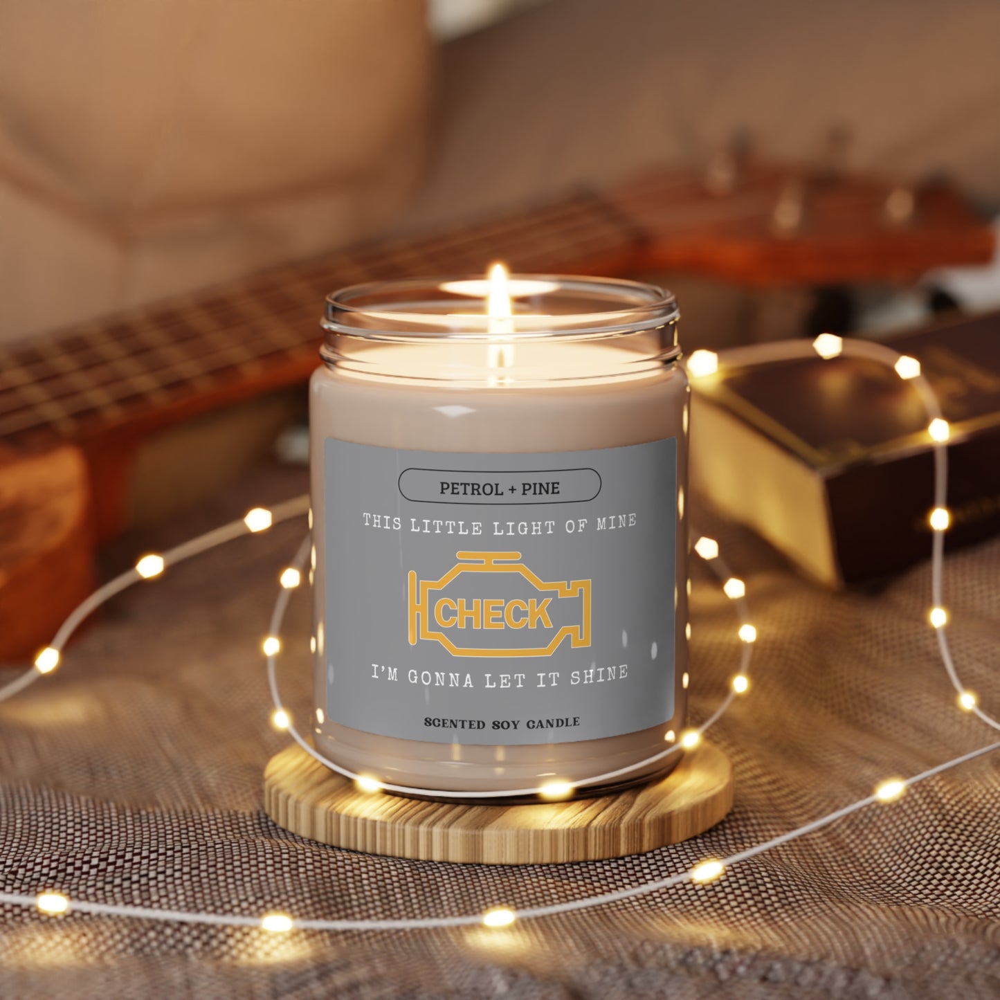 CHECK ENGINE LIGHT  - Scented Soy Candle