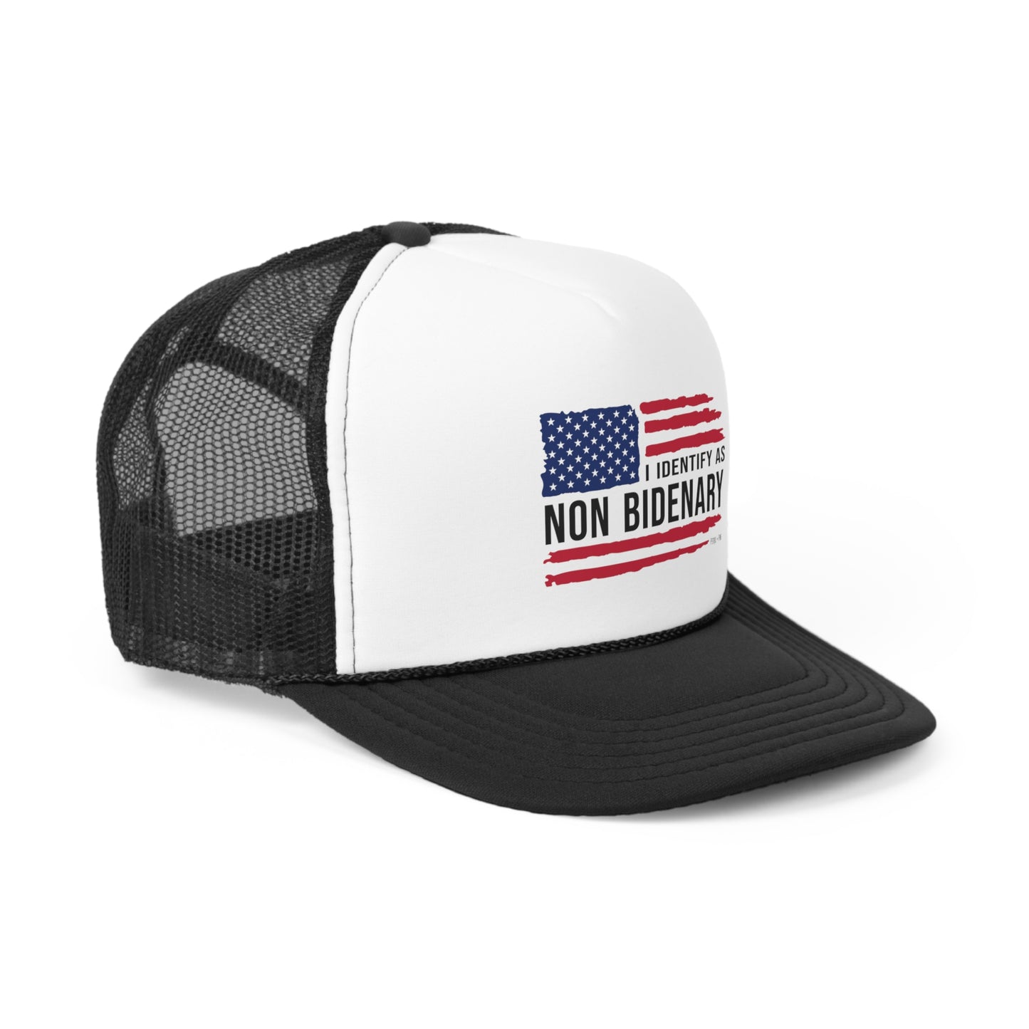 I Identify As Non-Bidenary Trucker Hat