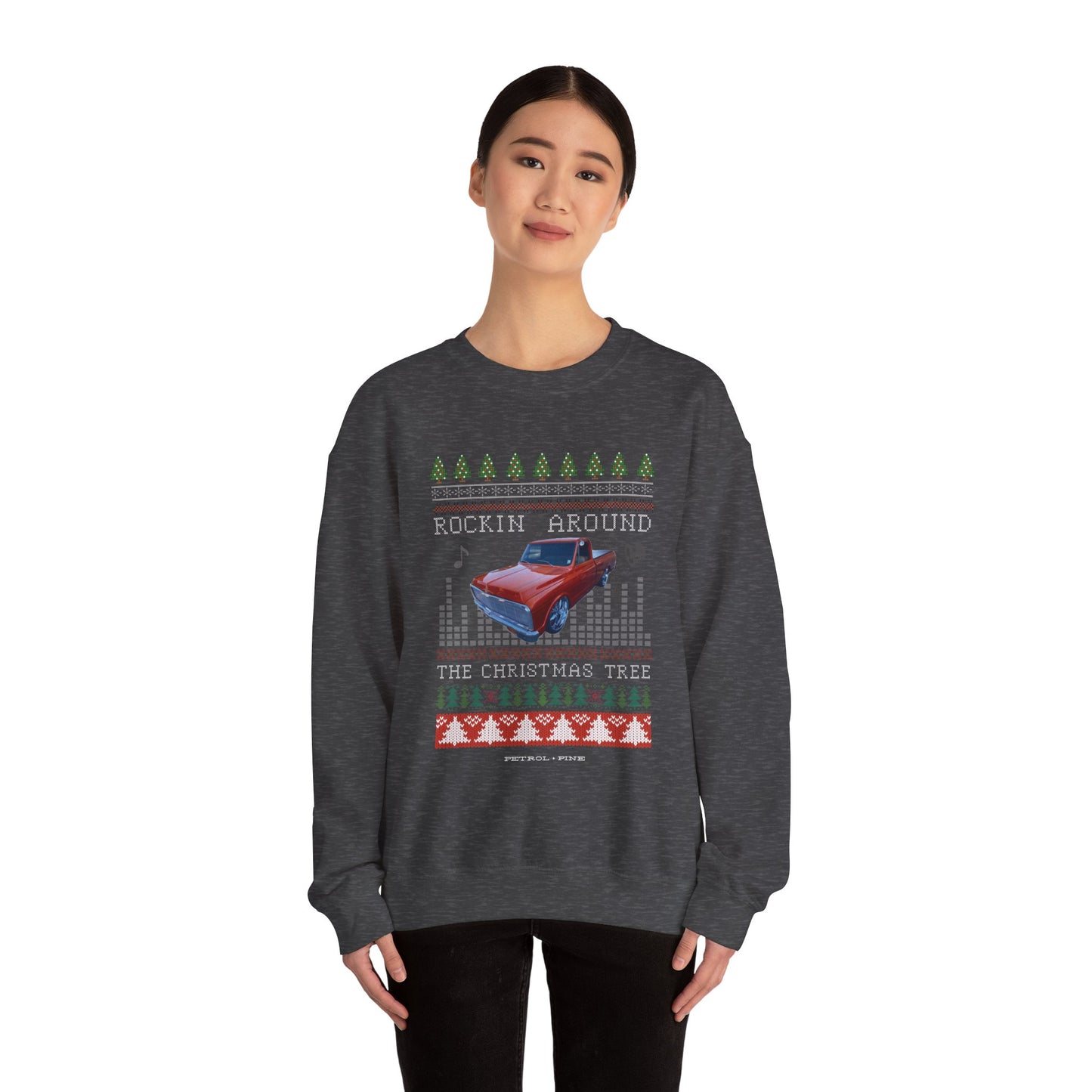 Rockin Around the Christmas Tree Unisex Crewneck Sweatshirt