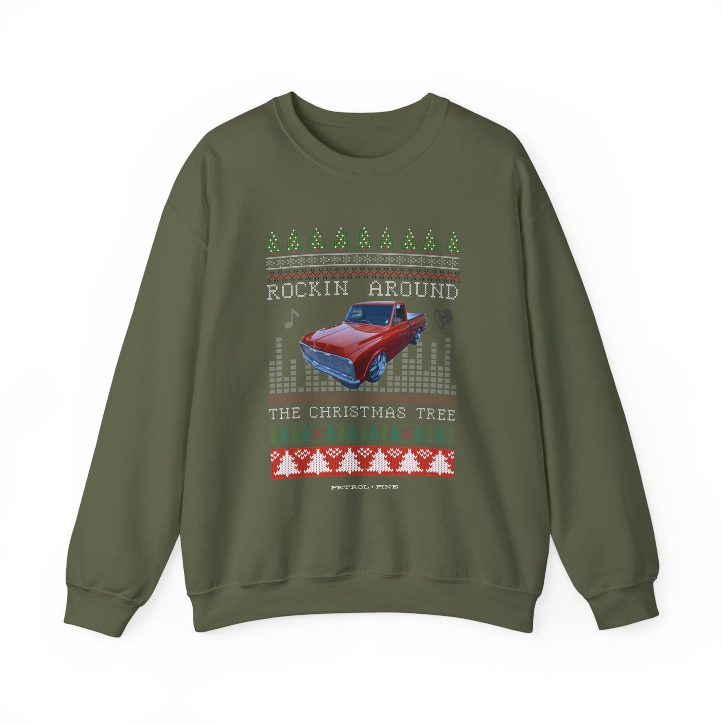 Rockin Around the Christmas Tree Unisex Crewneck Sweatshirt