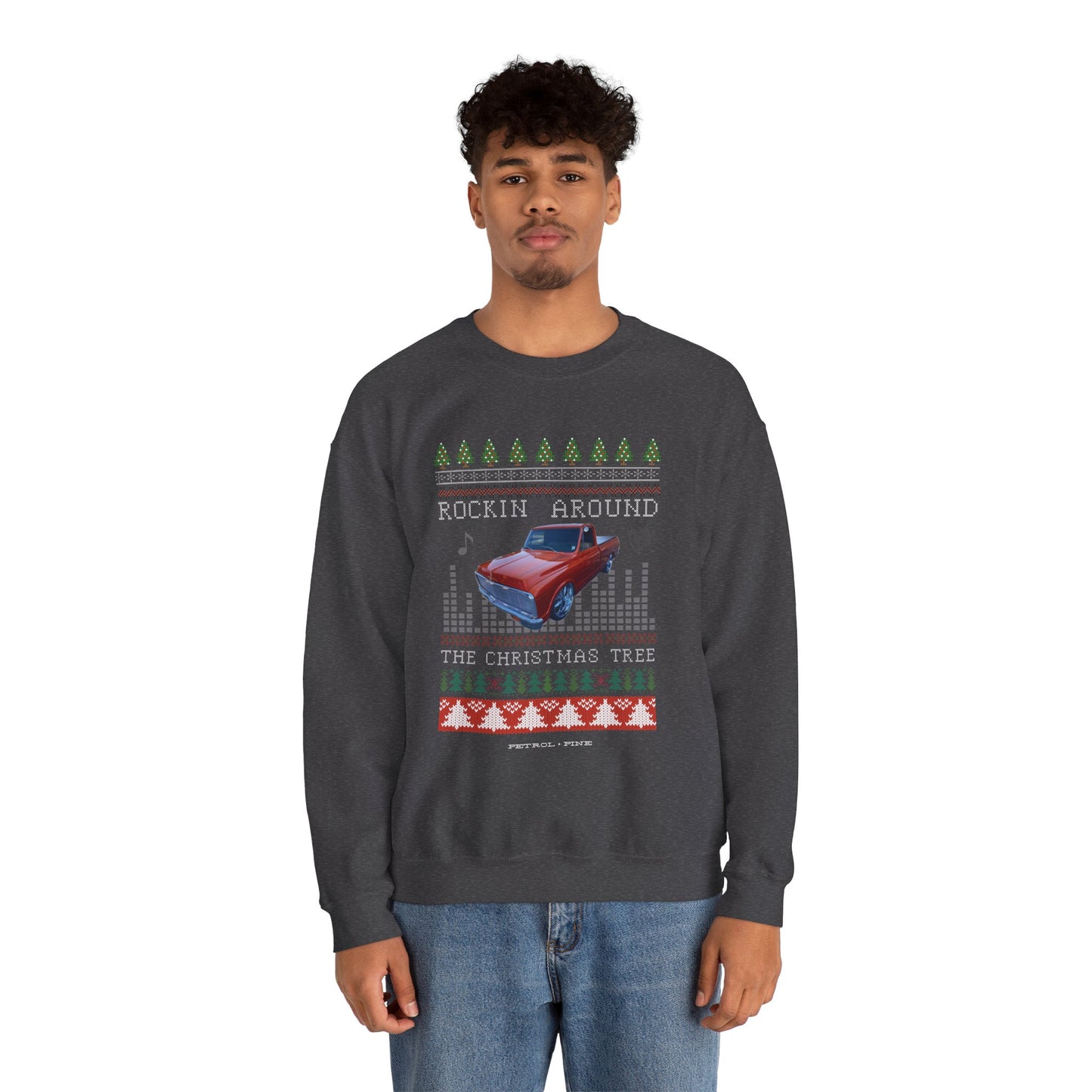 Rockin Around the Christmas Tree Unisex Crewneck Sweatshirt