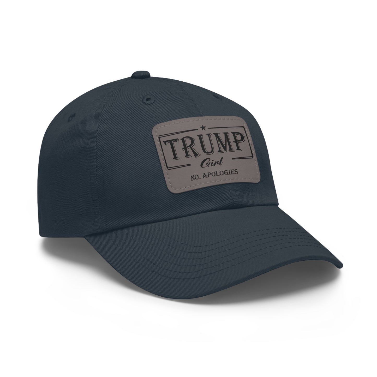 Trump Girl Hat - Leather Patch (Rectangle)