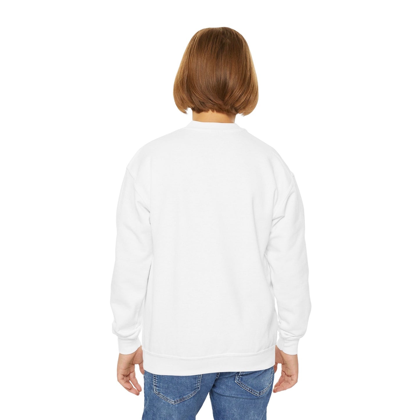 Checkered Flag Day Youth Crewneck Sweatshirt