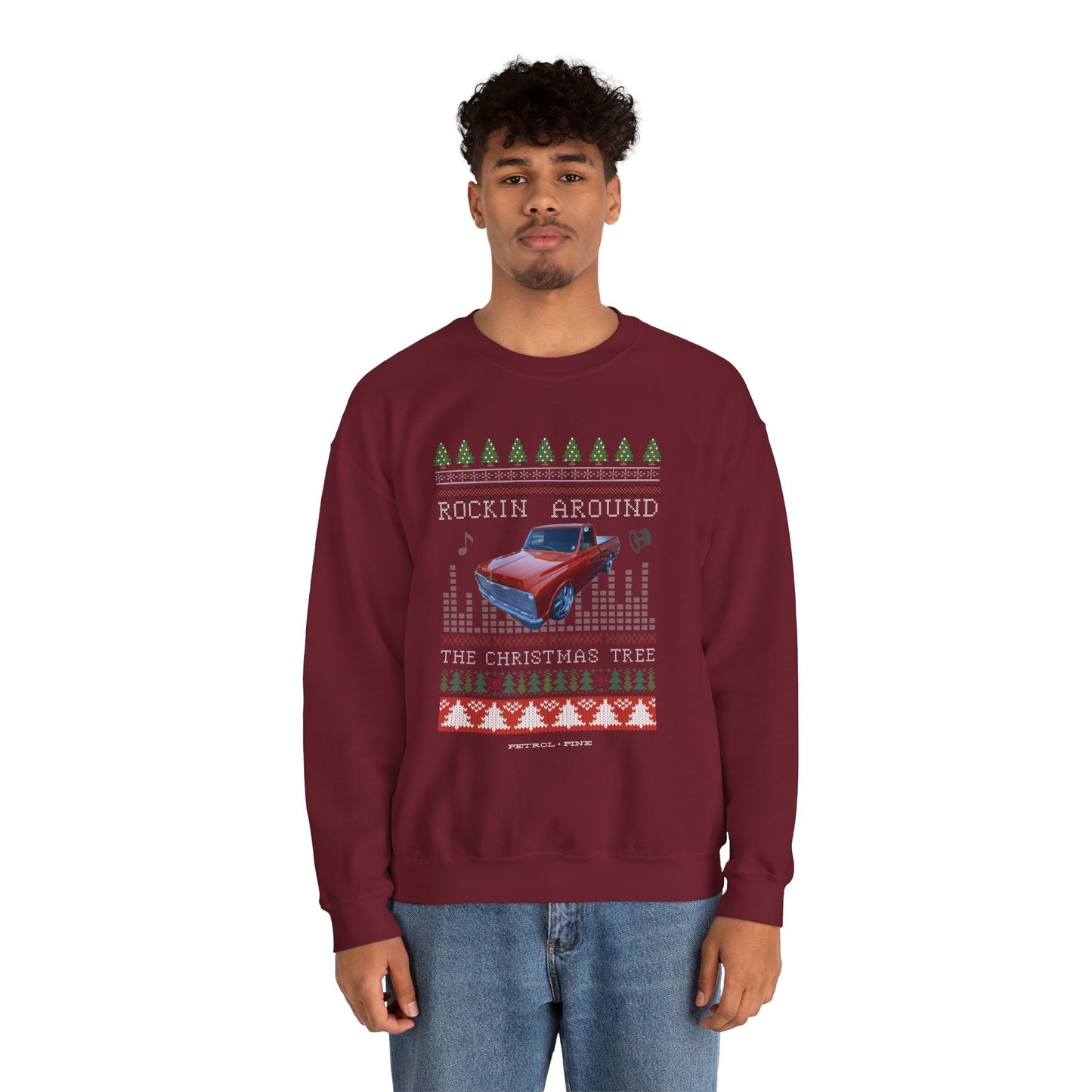 Rockin Around the Christmas Tree Unisex Crewneck Sweatshirt