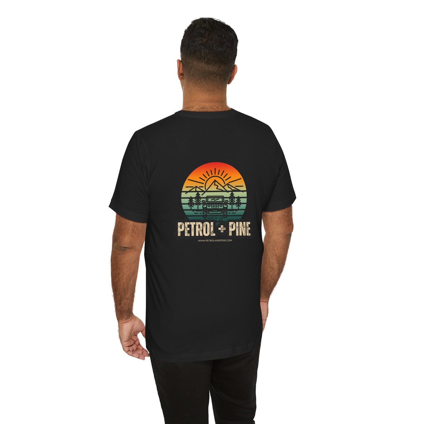 Petrol Pine Sunset Logo Unisex Tee