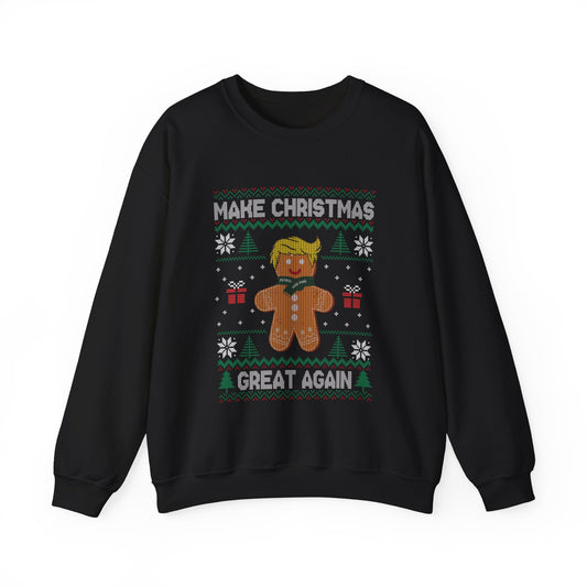 Gingerbread Make Christmas Great Again Unisex Sweatshirt