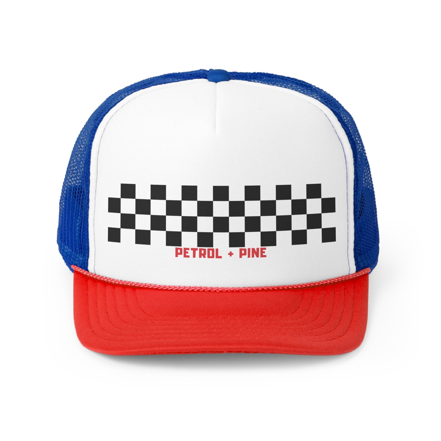 Checkered Trucker Hat