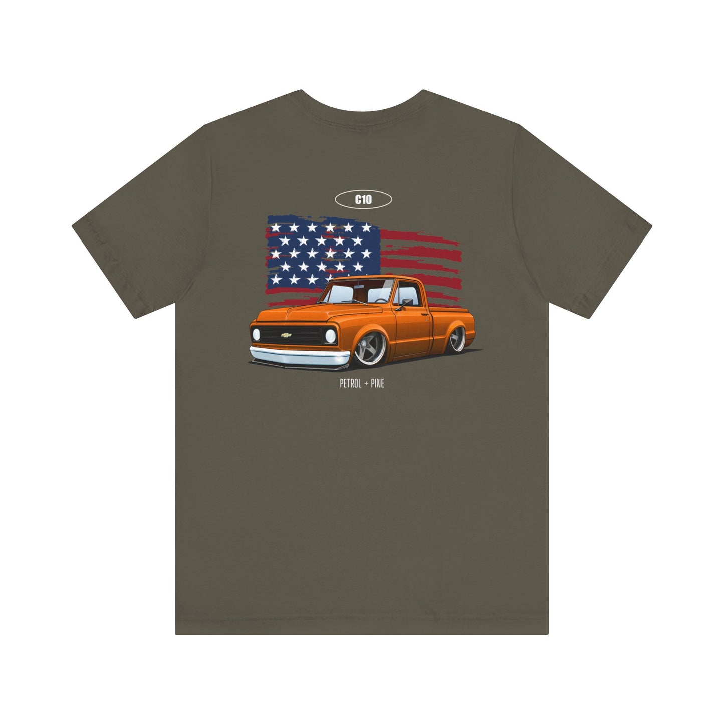 Flag ORANGE C10 Truck Unisex Tee