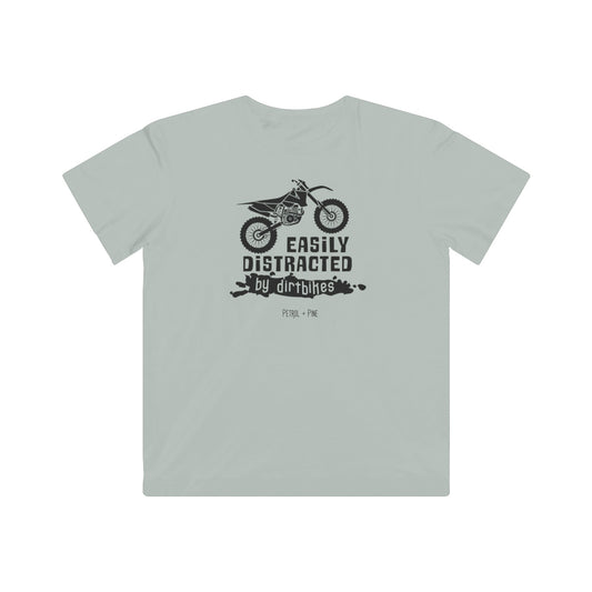 Easily Distracted by Dirtbikes - Youth Tee