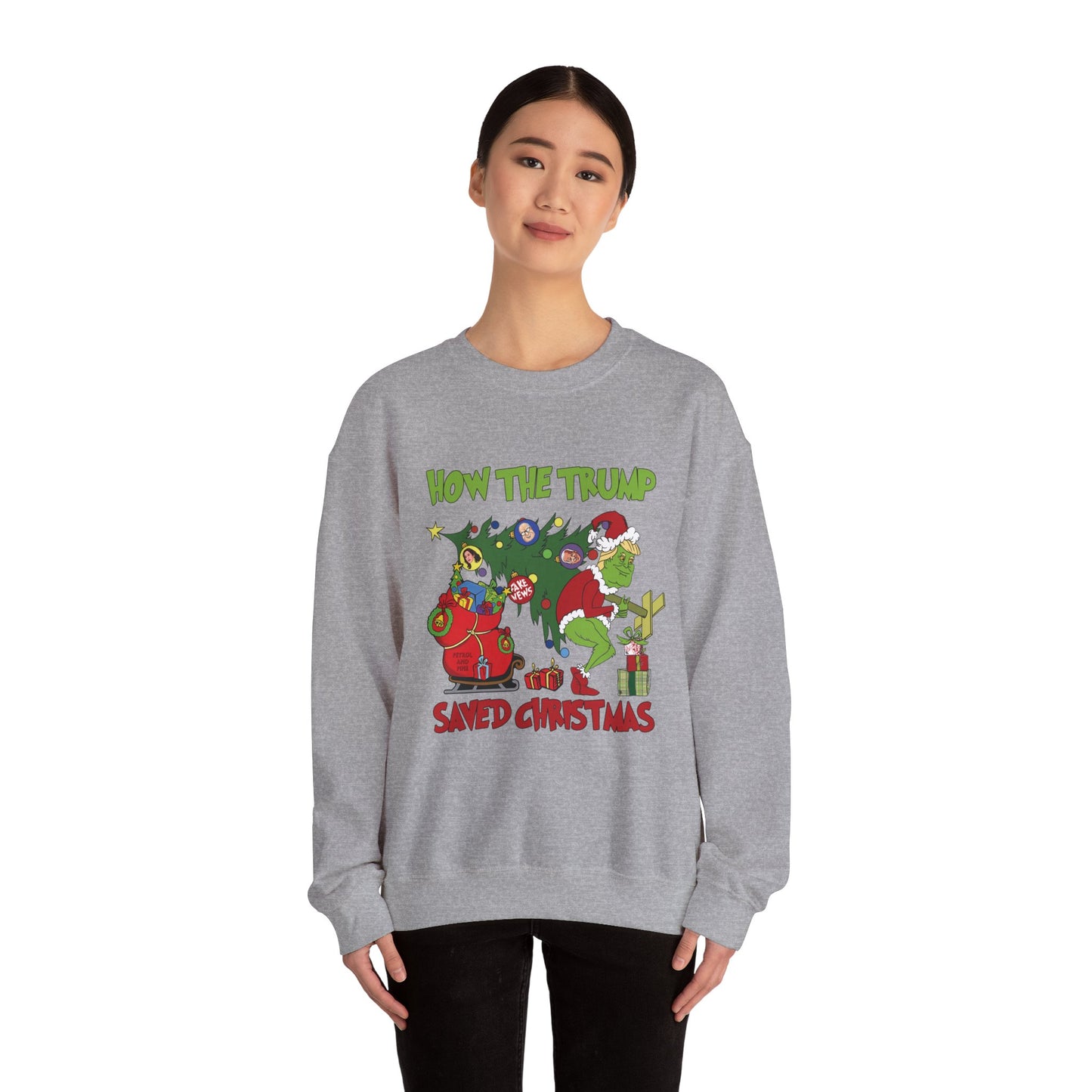 How the Trump Saved Christmas (Grinch) Unisex Sweatshirt