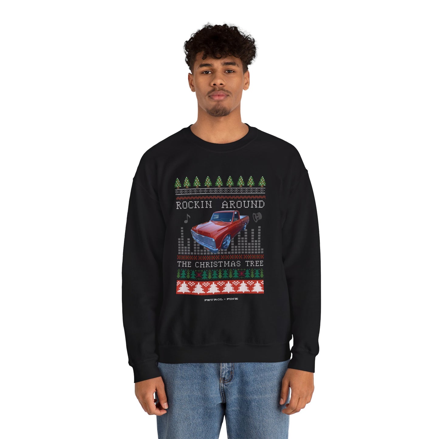 Rockin Around the Christmas Tree Unisex Crewneck Sweatshirt