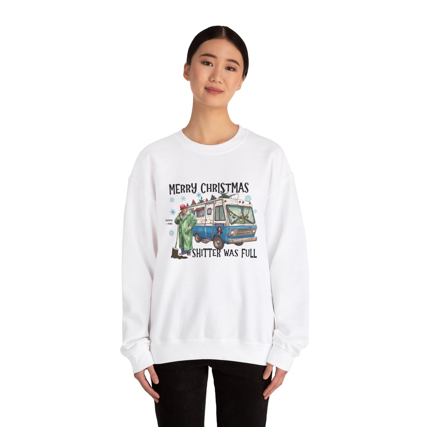 Trump Christmas (Shitter was Full) Unisex Sweatshirt