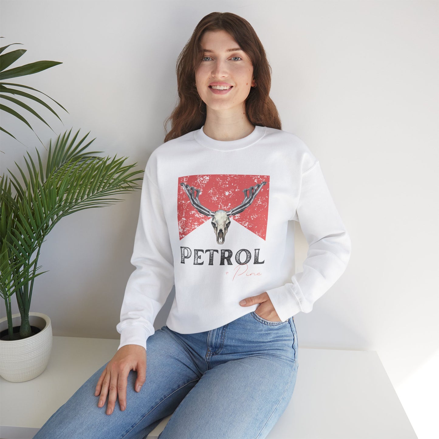 Cigarette Top Petrol + Pine Unisex Sweatshirt