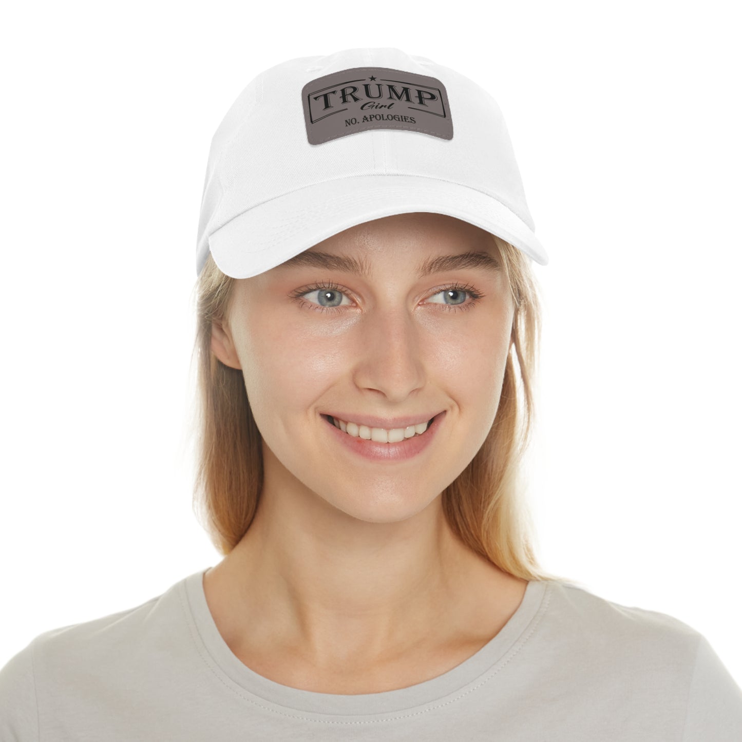 Trump Girl Hat - Leather Patch (Rectangle)