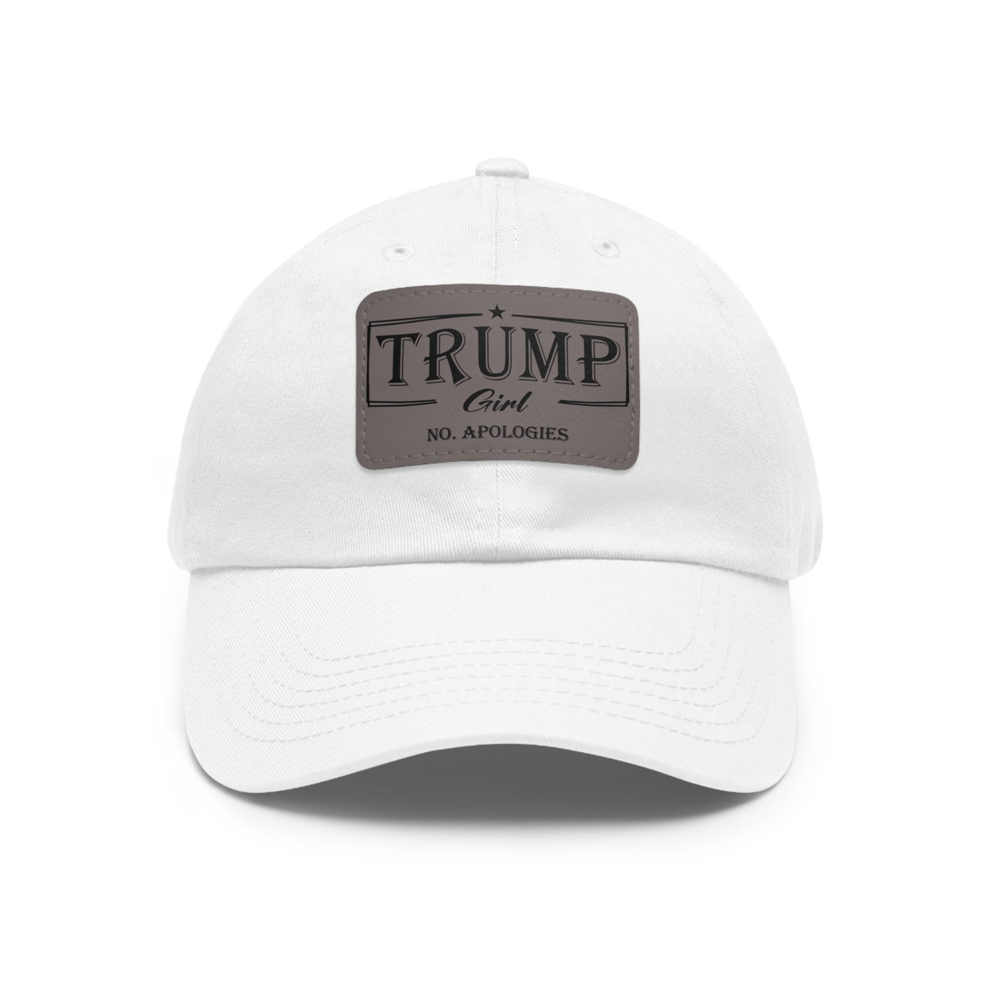 Trump Girl Hat - Leather Patch (Rectangle)