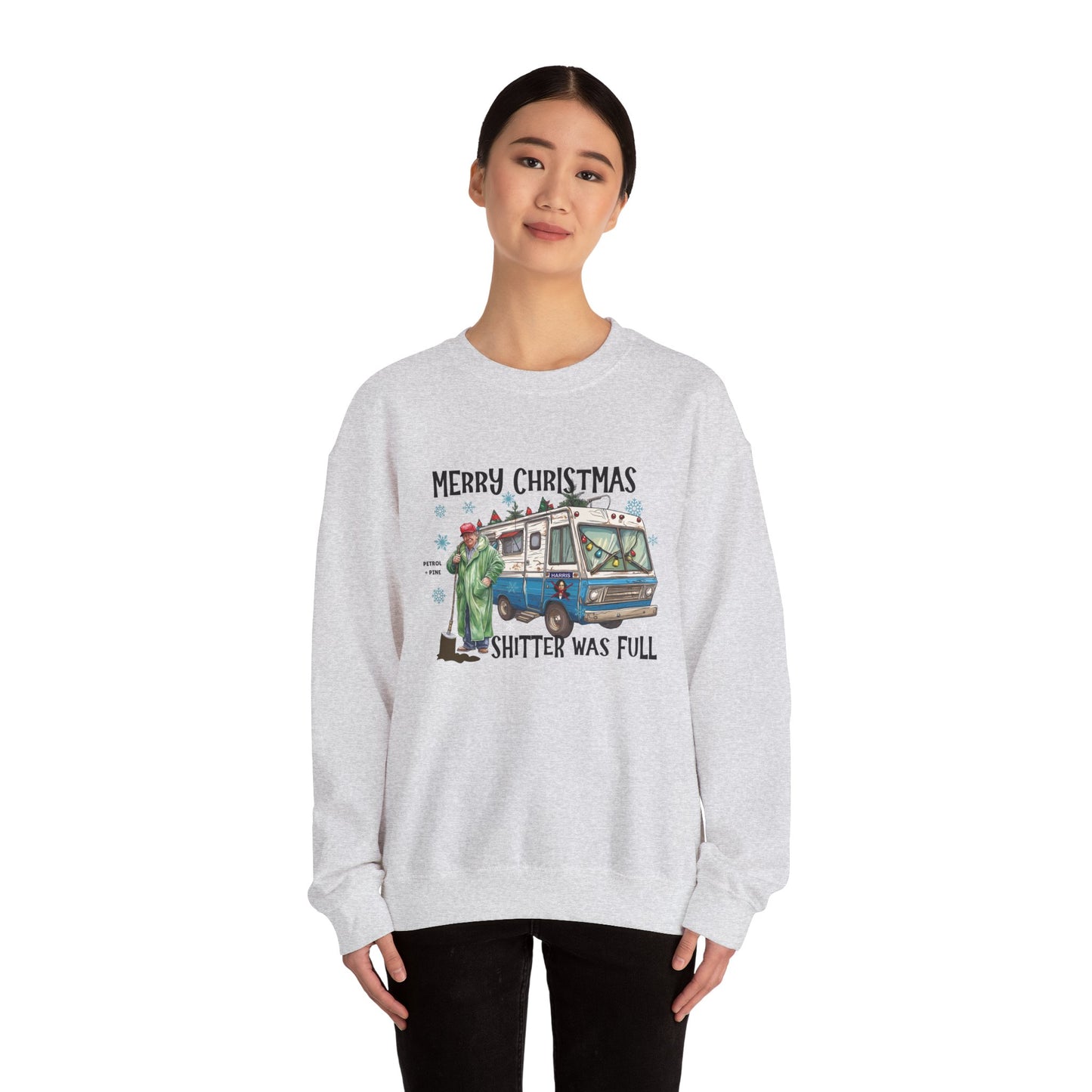 Trump Christmas (Shitter was Full) Unisex Sweatshirt