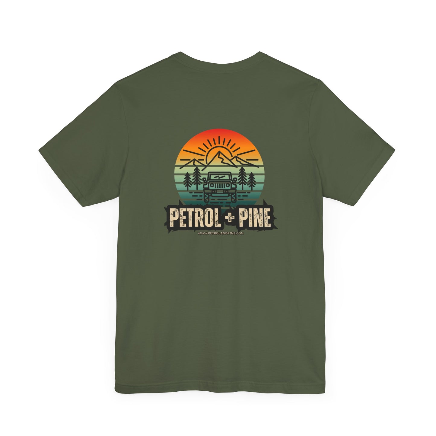 Petrol Pine Sunset Logo Unisex Tee