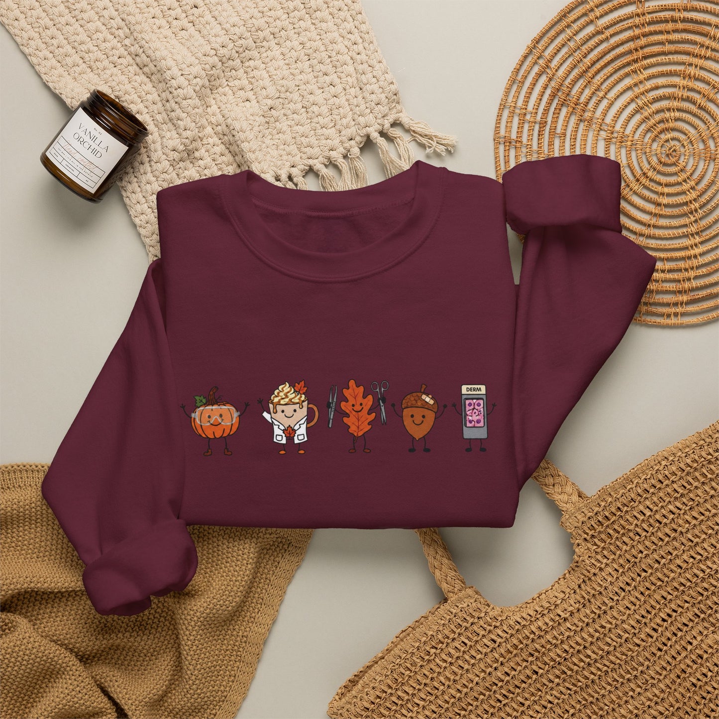FALL Derm -  Unisex Crewneck Sweatshirt