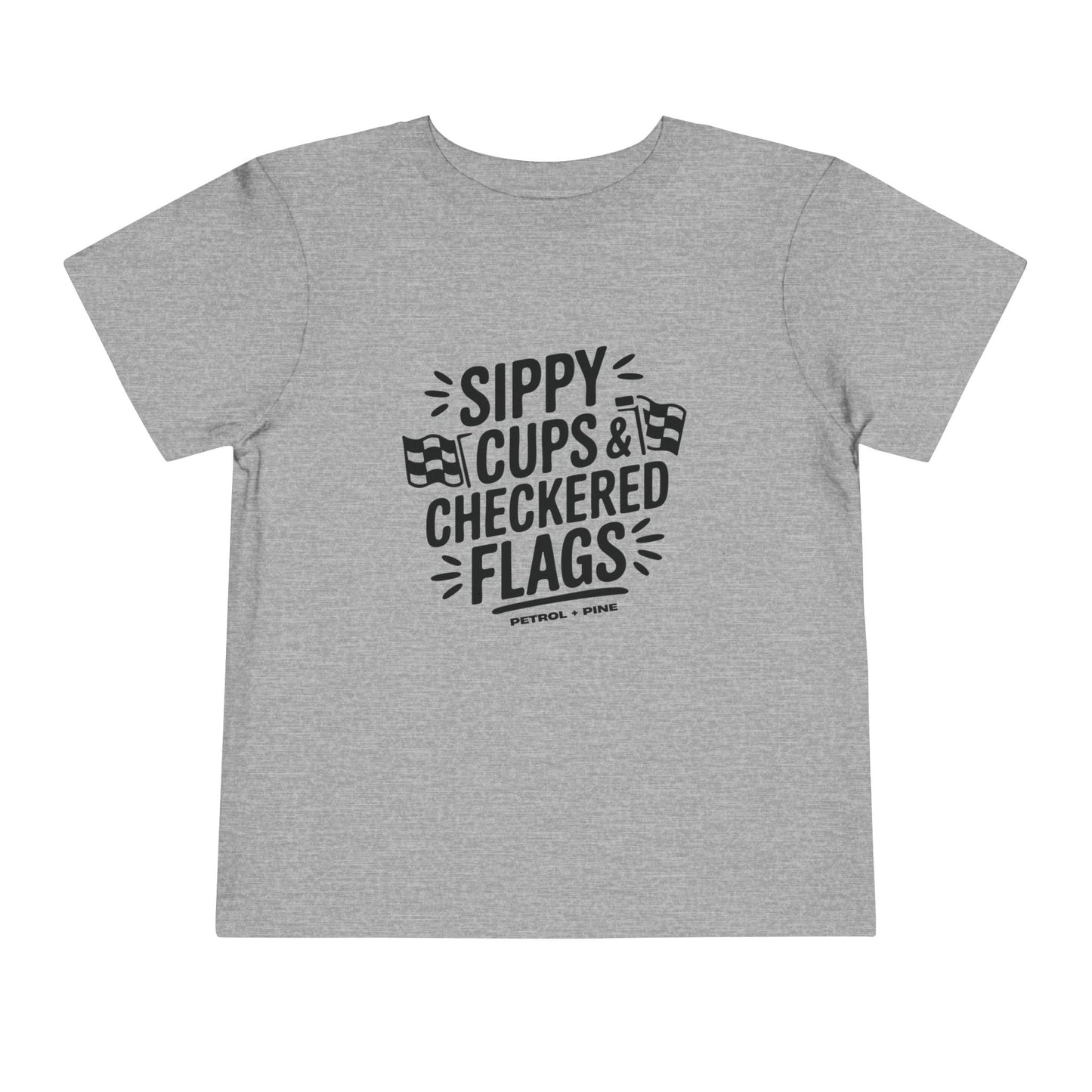 Sippy Cups & Checkered Flags - Toddler Tee